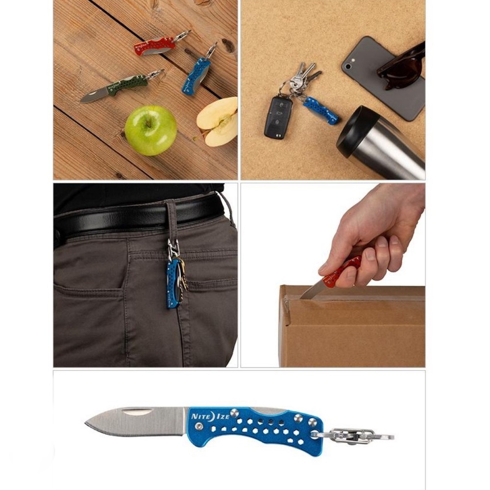 🆕⚒️Nite Ize DoohicKey Key Chain Pocket Blade ~ Mini ~ Folding Blade ~ Key Ring